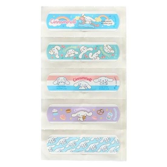 Sanrio Boxed Band-Aids Cinnamoroll Pad Rayon Polyolefin Non-Woven Fabric Adhesive Tape Film Individually Wrapped 620301