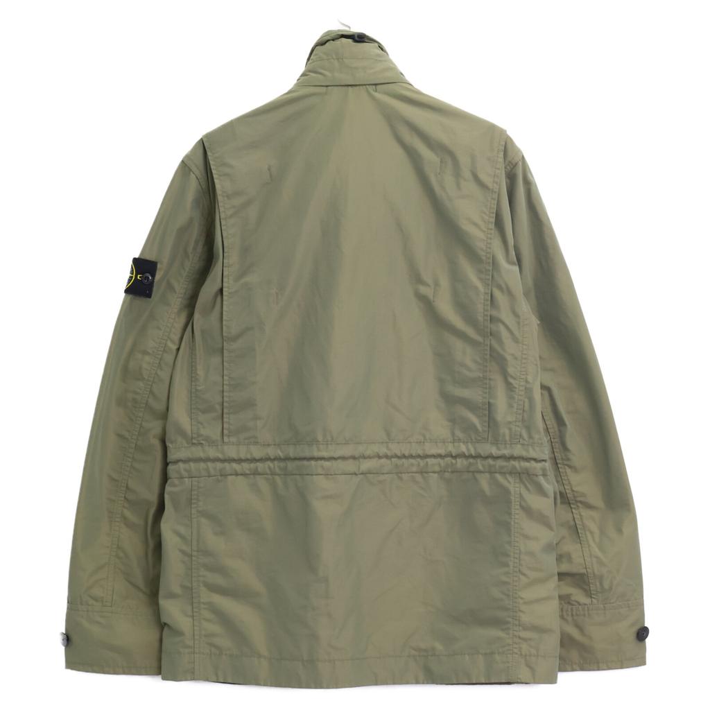 STONE ISLAND 741540922 Green 21 Stainless Steel Nylon Repsfield Jacket Jacket M khakiUsed