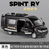1:32 Sprinter Rv Toys Car Model Alloy Diecast Vehicles Pull Back With Light Mpv Van Miniature Models For Boy Gifts