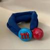 Korean-Style Seamless Elastic Hair Ties for Women - M-Shaped, Candy Colors, No-Damage, Perfect for Ponytails