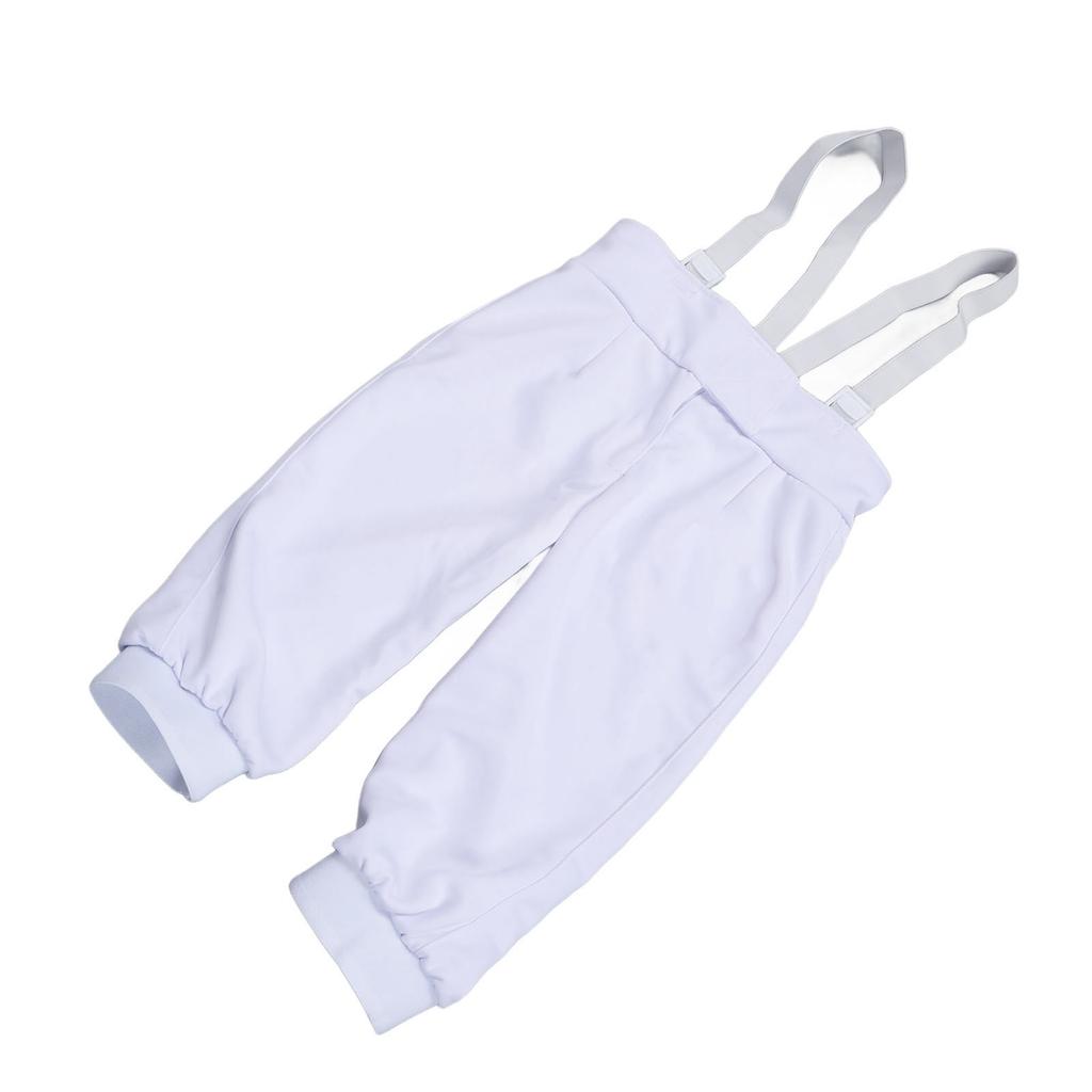 Pantalon d'escrime pour enfants Tissu résistant aux perforations Réglable Épais Uniforme d'escrime pour enfants Combinaison pour l'entraînement au Fleuret Épée Sabre 50