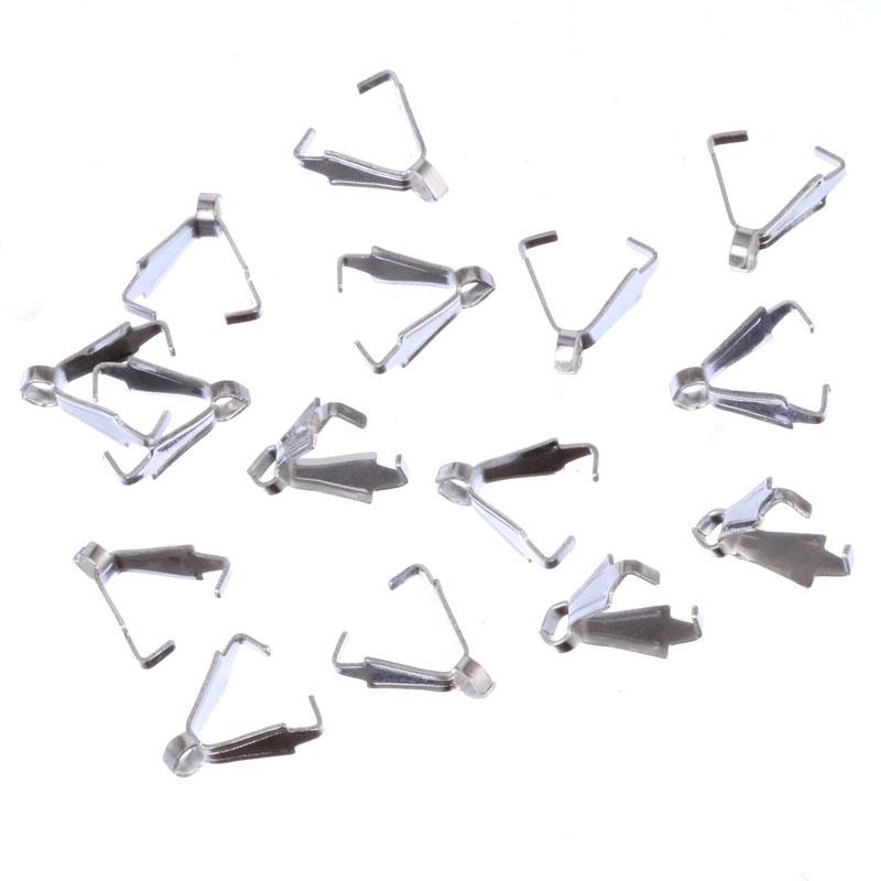 

Зажимы для изготовления ювелирных изделий, 200шт/3×8мм серебряный