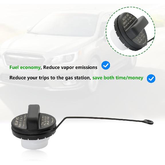 Gas Cap, Fuel Tank Cap Fit for Subaru, 2010-2024 Outback Impreza Legacy, 14-23 Forester, 13-23 Brz, 13-24 Crosstrek, 15-23 WRX, 19-23 Ascent gas