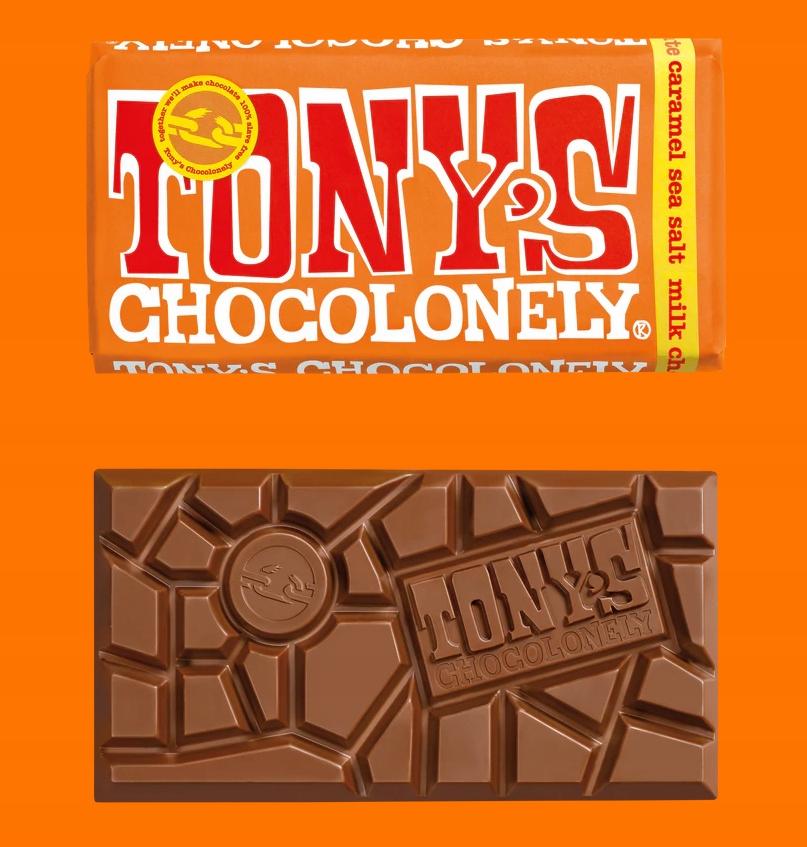 Tony' Chocolonely Melkchocolade Met Karamel En Zeezout Smaak 180 S
