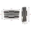 Car Pedals Compatible with Chevrolet Chevy Silverado 1500 2500 3500 2019-2024 Stainless Steel Accelerator Gas Brake Pedal Cover Accessories