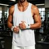 Men's Color Round Neck Tank Top for Outdoor Sports, Casual Gym Muscle Vest