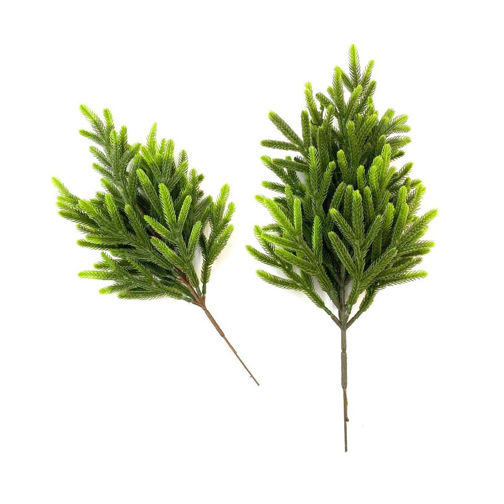 36/40/50cm Artificial Hanging Plant Pine Tree Branch for Christmas Tree DIY Garland Wreath Wedding New Year Home Table Setting