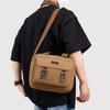 Canvas Handbag Men's Business Briefcase Shoulder Crossbody Bag