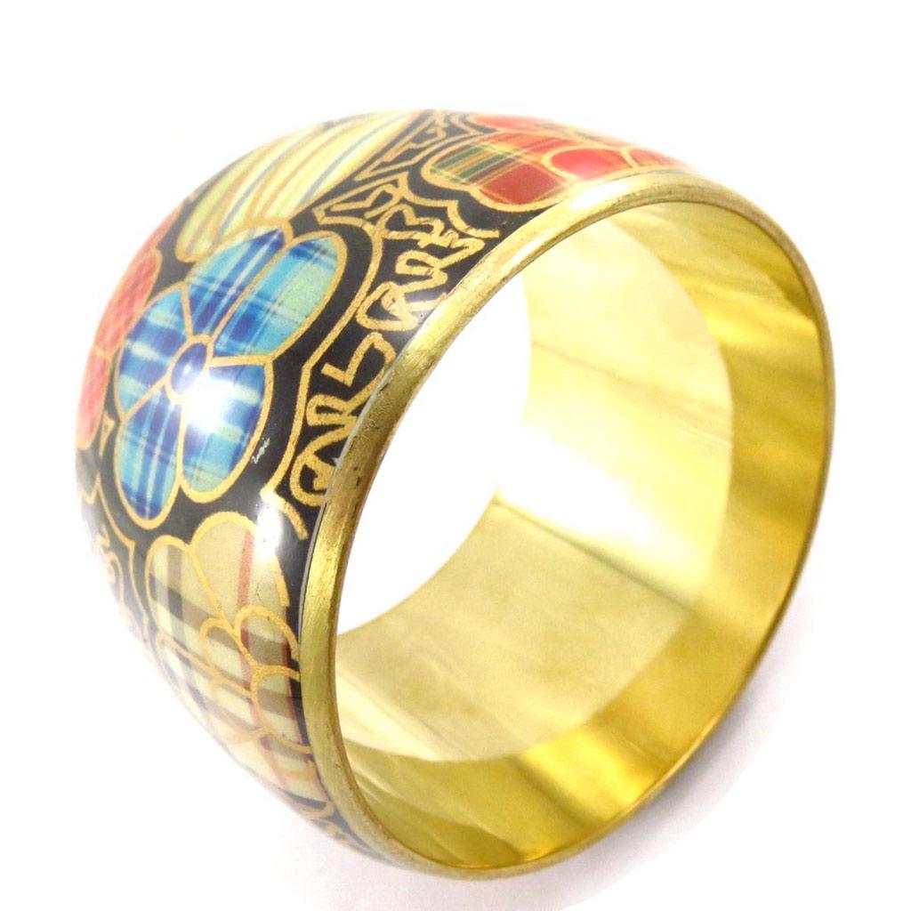 Les Trésors De Lily [J6854] - Brățară de designer 'Bohemian Rhapsody' tutti frutti aurie