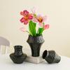 Modern Minimalist Ceramic Vase for Floral Arrangements - Chinese Style Decor for Dining Table & Living Room