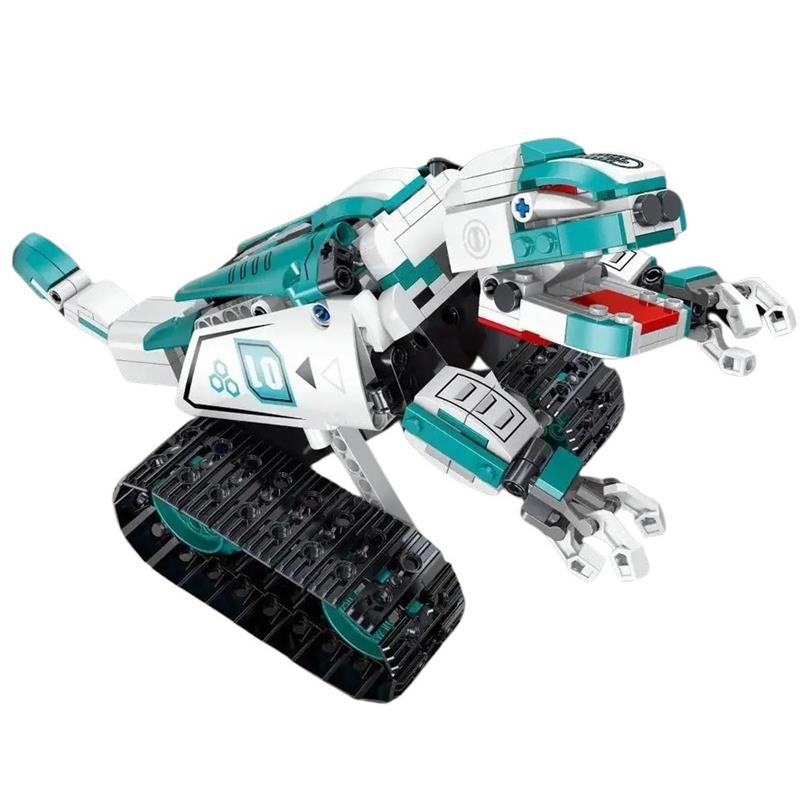 Construction Blocks Robot Controlled Model 3-in-1 Tank Dinosaur 698 Elements