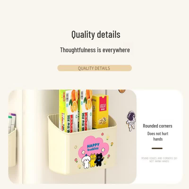 Ruhan Cartoon Magnetic Refrigerator Storage Organizer