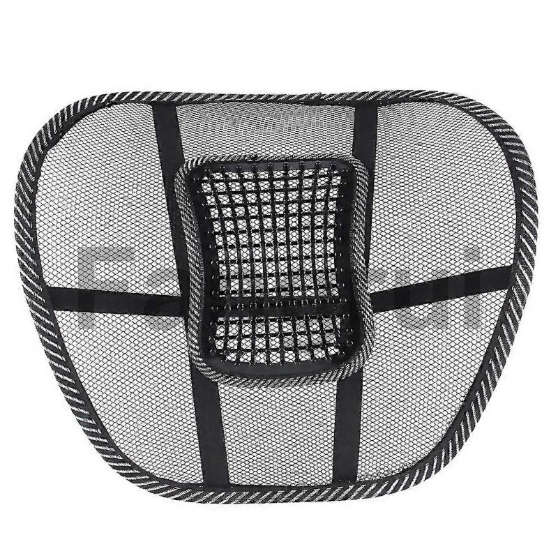For New Car Season Universal Ice Milk Mesh Breathable Massage Waist Pillow