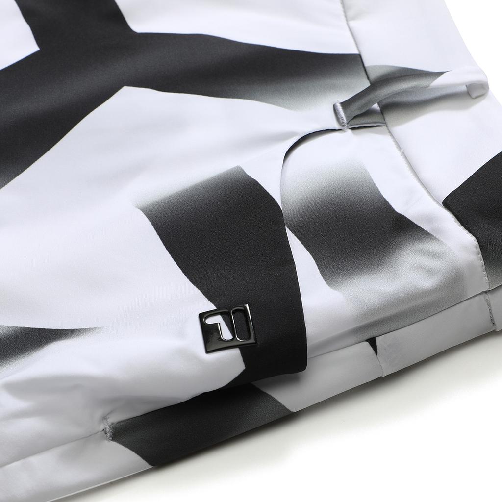 New FILA Golf Series Casual Short Skirts Women's Jade White Printed A11W135325F-ZA