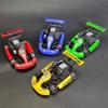 1PC Mini Plastic Car Toy Pull Back Colorful Cartoon Racing Model Kart Racing Car Children Educational Toys For Boys Kids Gifts for Daily Use