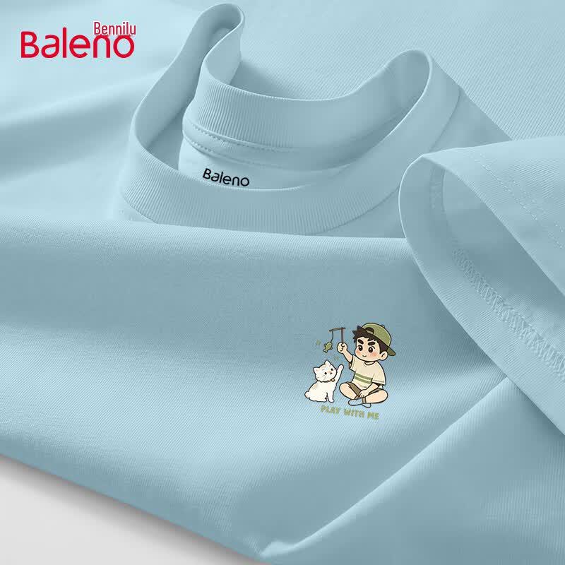 Baleno Men s Heavyweight Pure Cotton Long Sleeve T-Shirt L