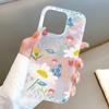 Soft TPU Matte Flower Phone Case for iPhone 13 Funda iPhone 11 14 15 Pro Max 14 Plus 12 Mini 13pro 13promax Transparent Covers