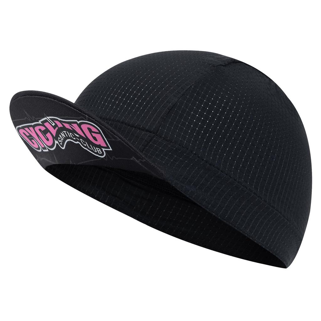 Unisex Cycling Bicycle Sun Cycling Hat for Road Black [Santic] Cap, Cap, Spring/Summer, Breathable, Protection, Elastic, Helmets, Bike,