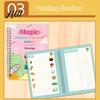 Handschrift-Übungsbuch-Set Rillenschrift-Übungsheft für Kinder von 3-5 Jahren Übungs-Kopiervorlage Spaßige Aktivitäten Junge Lerner