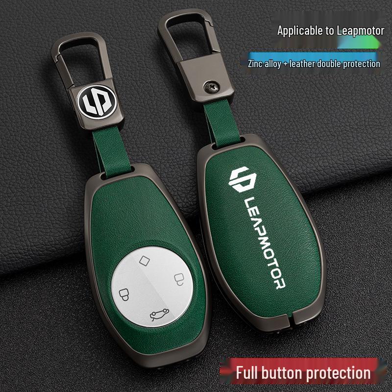 Leapmotor T03/S01/C01 2023 Schlüsselhülle: Schützende Autofernbedienungshülle für Herren mit Schnalle