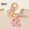 The Zodiac Charm Keychain Pendant, with Butterfly Metal Keyring Tassel, for Handbag Backpack Bag Pendant For Bags