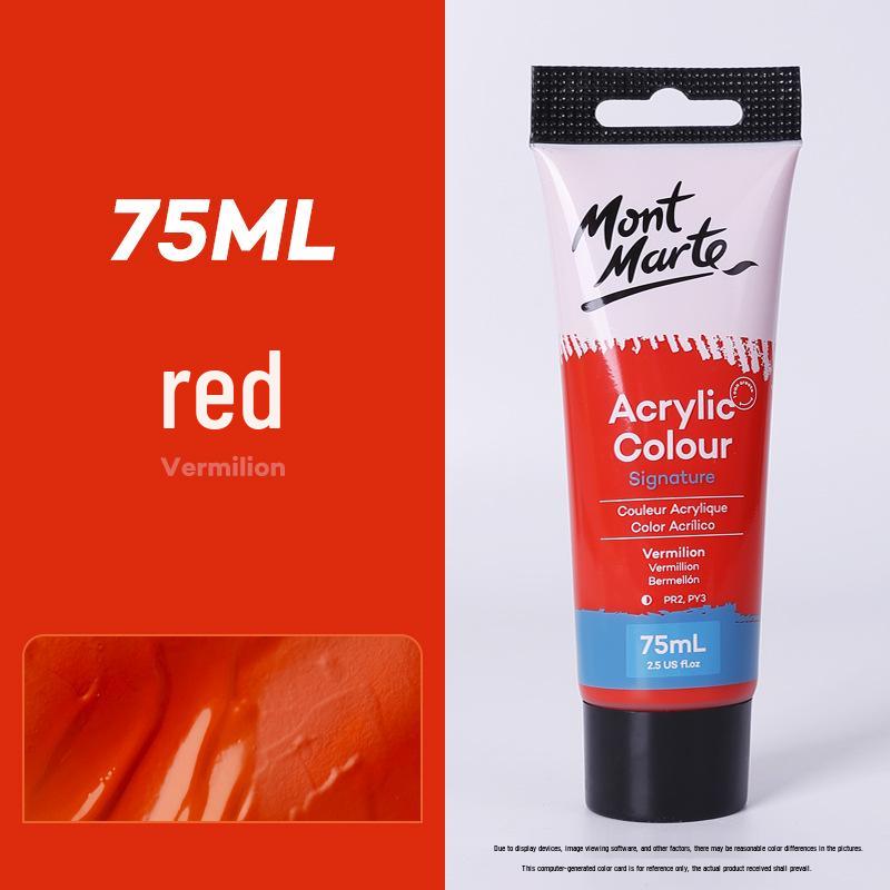 Montmartre 75ml Waterproof Non-Fading Acrylic Paint Set: Perfect for Children’s Textiles and Art Projects, Sunscreen Formula