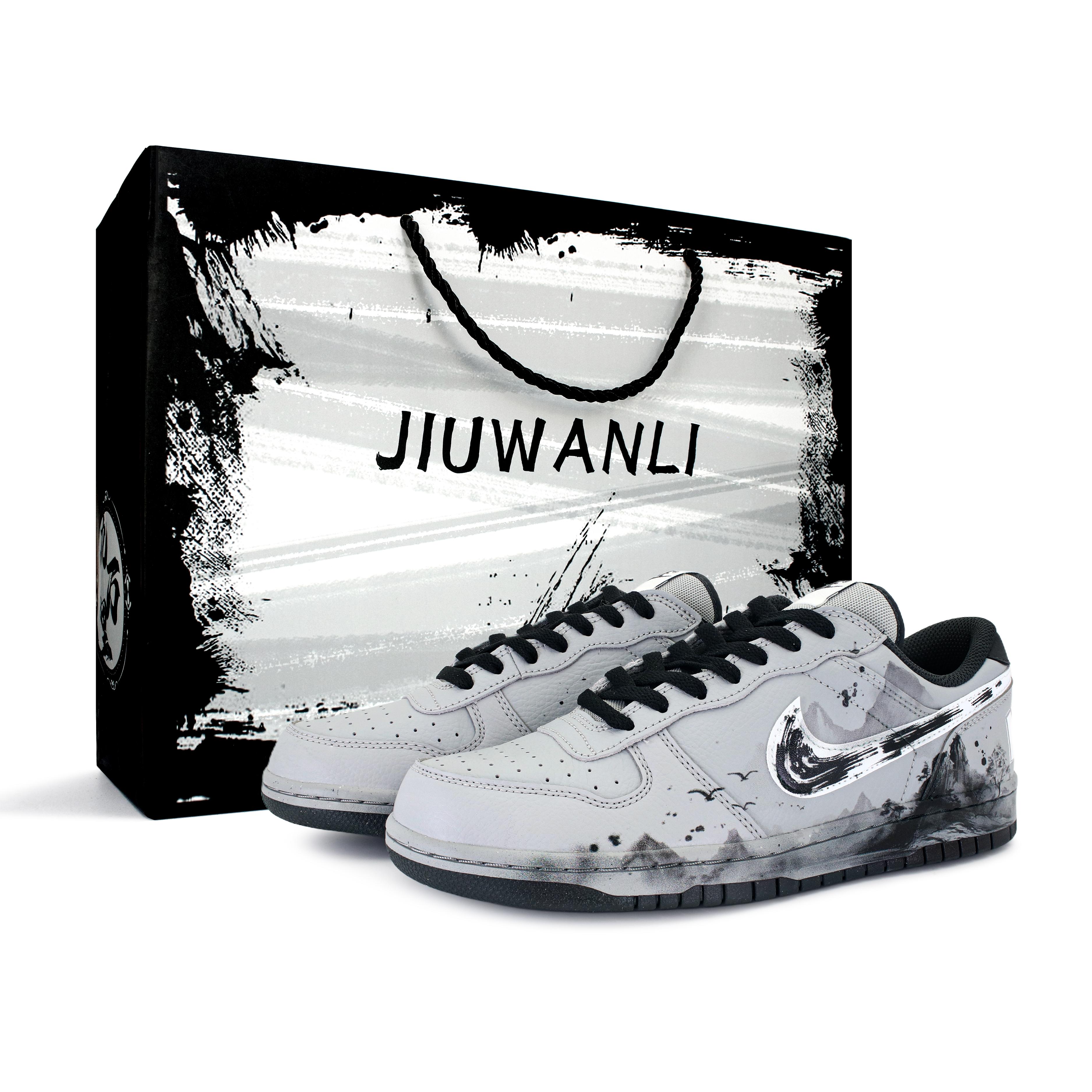 

Nike Big Abrasion Resistant Slip Resistant Low top Skateboard Shoes Men s Gray 355152-017(Team1723-YNB) 40.5