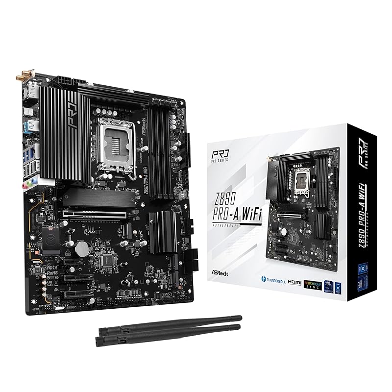 

ASRock motherboard Z890 Pro-A WiFi Intel CPU Core Ultra (LGA1851) correspondence chipset DDR5 ATX [Domestic authorized distributor product]