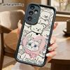 Phone Case: 2D Flat Samsung Galaxy A34 A35 M05 M06 S20 S22 S21 FE Plus 5G Protective Case, Cat, Christmas and Halloween Gifts