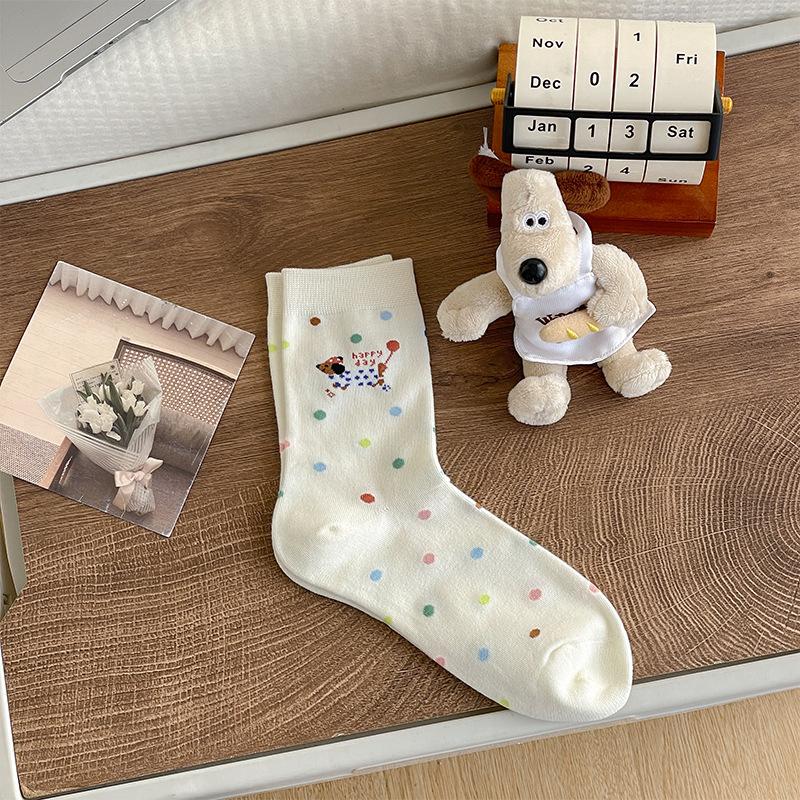 

Мультяшные носки с щенком таксы, девичьи носки до середины икры и милые девичьи гольфы для весны и лета 1 pair