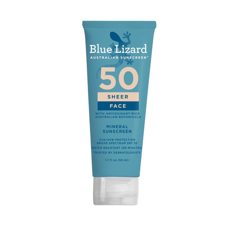 BLUE LIZARD Transparente Gesichtslotion LSF 50+, 50 Ml