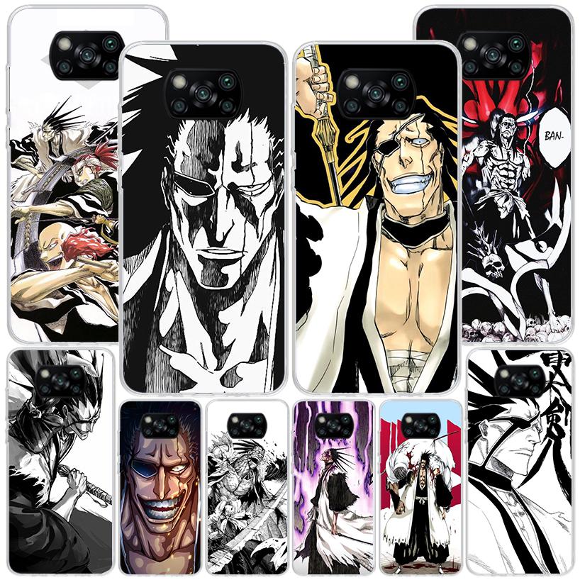 Bleach Zaraki Kenpachi Phone Case For Xiaomi Poco X7 X6 X5 Pro F7 Ultra Redmi 15C 15 13C 13 12C 12 10 10A 10C 9 9A 9C 9T Cover P