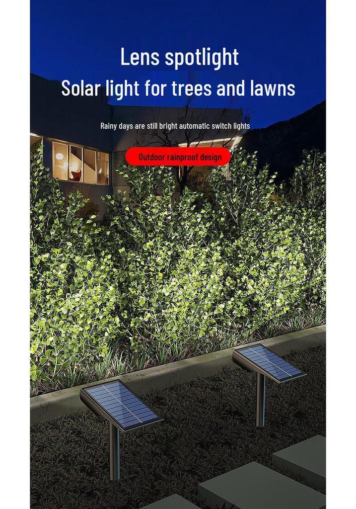 Outdoor LED Solar Floodlight - Waterproof Colorful Garden Landscape Lamp