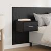 Headboard with Cabinets 3 Pcs Black Oak Effect Particleboard