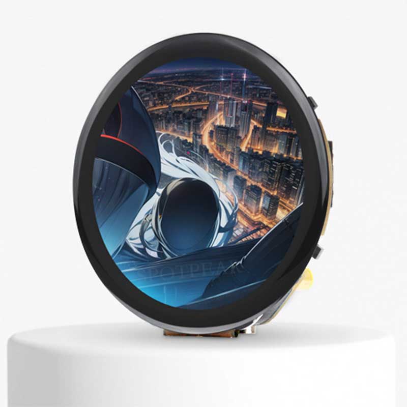 Waveshare ESP32-S3 1.46inch Round Touch LCD DeepSeek AI Voice Chat Display QMI8658 / MIC / / MP3 Audio For Arduino For XiaoZhi