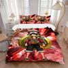 One Piece Adventure Print 3Pcs Bedding Setduvet Cover With 2 Bedropillowcase Home Birthday Gift