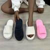 Fashion 2025 Spring New Thick-soled Outdoor Slippers Fashion Open-toed Flip Flops