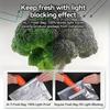 Aluminum Foil Refrigerator Storage Bags Reusable Perfect for Kitchen Organization In The Refrigerator  Zipper Fresh-Keeping Bags