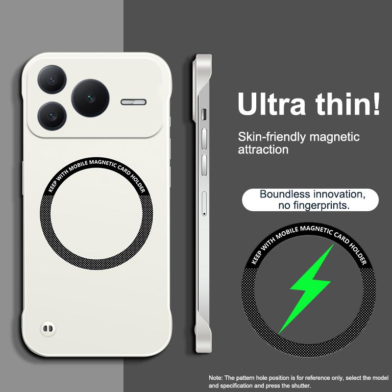Ultra Lightweight Bezel-less Magnetic Case For Honor Magic 6 7 8 Pro Lite Win Power 2 400 Pro Matte Skin Feel Hard Phone Cover