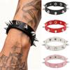 PU Leather European and American Street Photography Punk Rivet Bracelet Night Club Couple Jewelry Exquisite Single-row Bracelet
