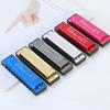 1PC Professional 10 Hole 20 Tone Harmonica Color C Tone Harmonicas With Case For Beginners Harmonica Christmas Gift