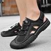 38-46 Summer Men's Large Fashion Outdoor Casual Sandals Handmade Mesh Breathable Sandals Beach Shoes