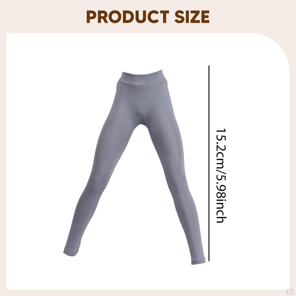 1/6 Doll Legging Pants Figure Clothes Athletic Sports Casual Dress up Cosplay Mini Workout for