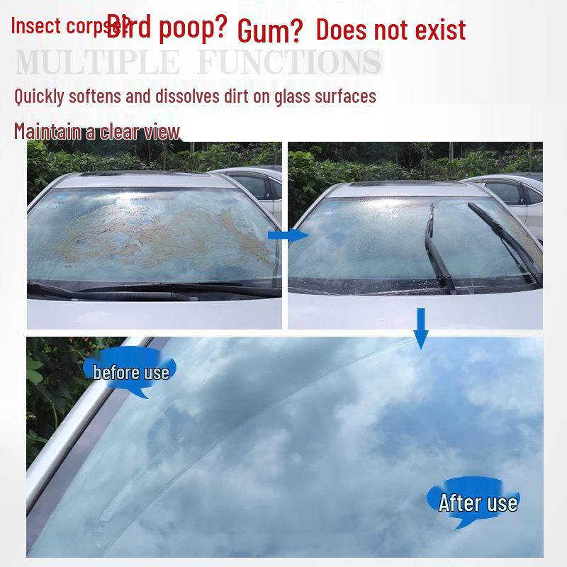 Ultra-Concentrated Glass Cleaner Effervescent Wiper Tablets