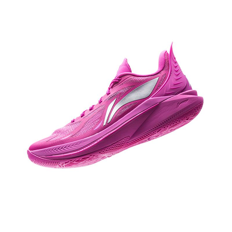 Li Ning Sonic 12 Xu Jie PE Edition Low-Top Professional Competition Basketball Shoes Men Sneakers Purple ABAU019-27