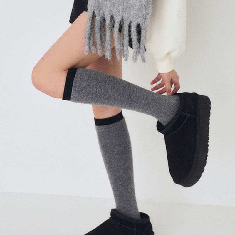 LOEIL Wool Blend Knee Socks - 3 Colors