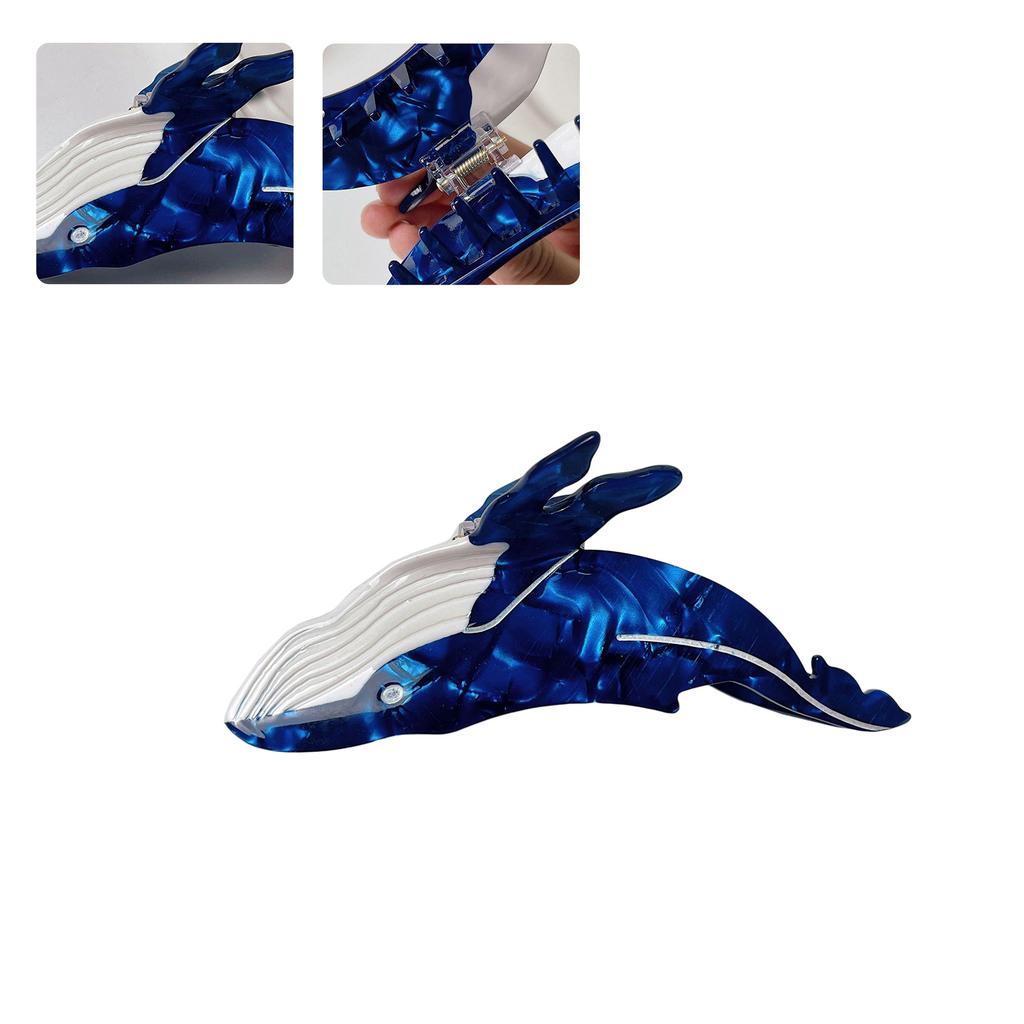 Animal Hair Clip for Women Whale Shape Claw Clip Styling Hairpin Thick Hair Thin Hair Hair Accessories Headpiece Gift