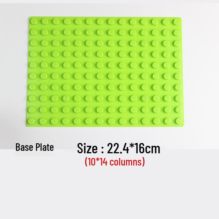 Compatible LEGO Duplo Large Building Base Plate, 140 Holes, Children s Road Assembly Plate.