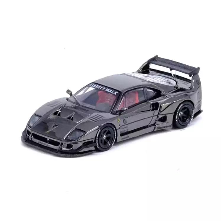 Inno Models 1/64 Ferrari F40 LBWK Liberty Walk Chrome Black INNO64 Inno Models Diecast Model чёрный