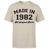 Made in 1982 All Original Parts TShirt 43rd Birthday Unisexs Gift Ideas